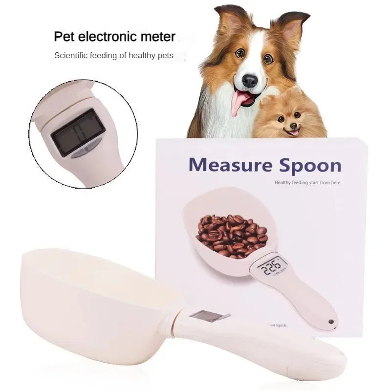 Pet Food Measuring Scoop Digital Scale With LED Display