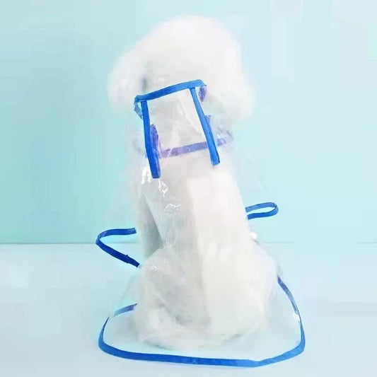 Waterproof Hooded Dog Raincoat For Small Dogs Puppy Poncho