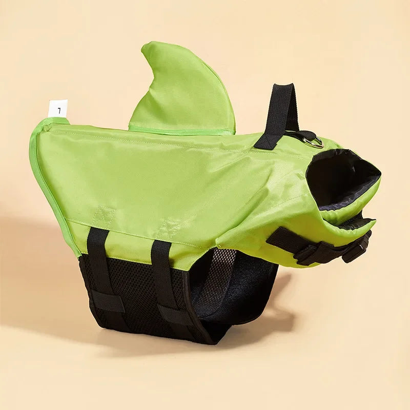 Dog Life Vest Adjustable Buoyant Jacket For Water Safety