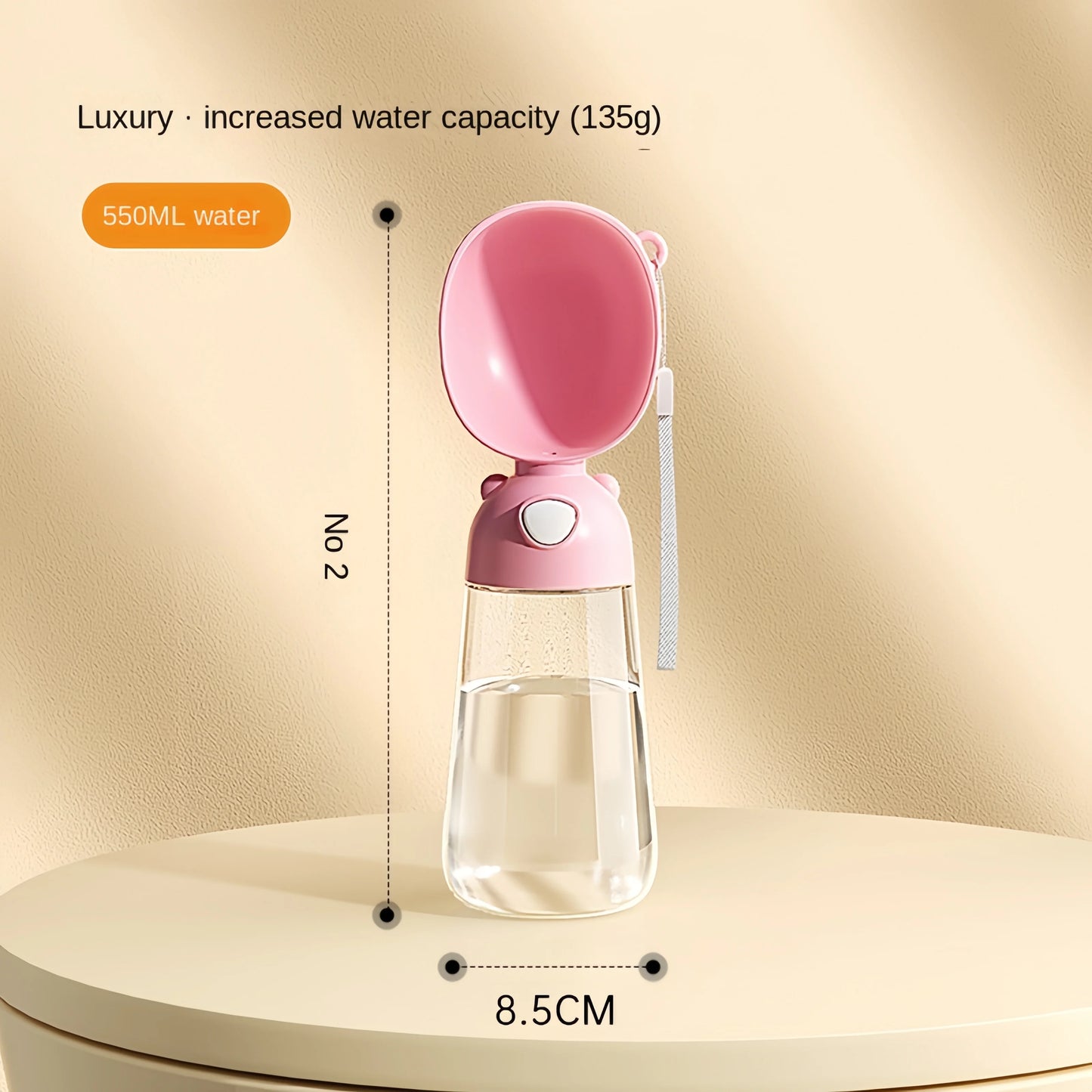 Portable Dog Water Bowl With Food Dispenser For Travel Pets