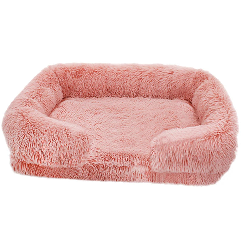 NONECN Thickened Orthopedic Dog Bed With Washable Plush Cover
