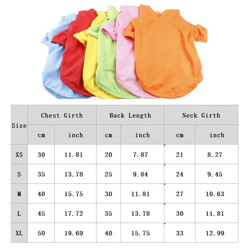 Doggyzstyle Spring Dog Shirts Breathable Polo Collar Vest For Dogs