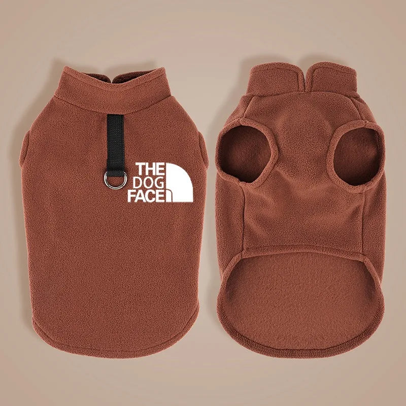NONECN Autumn Winter Dog Sweater Fleece Coat For Small Breeds
