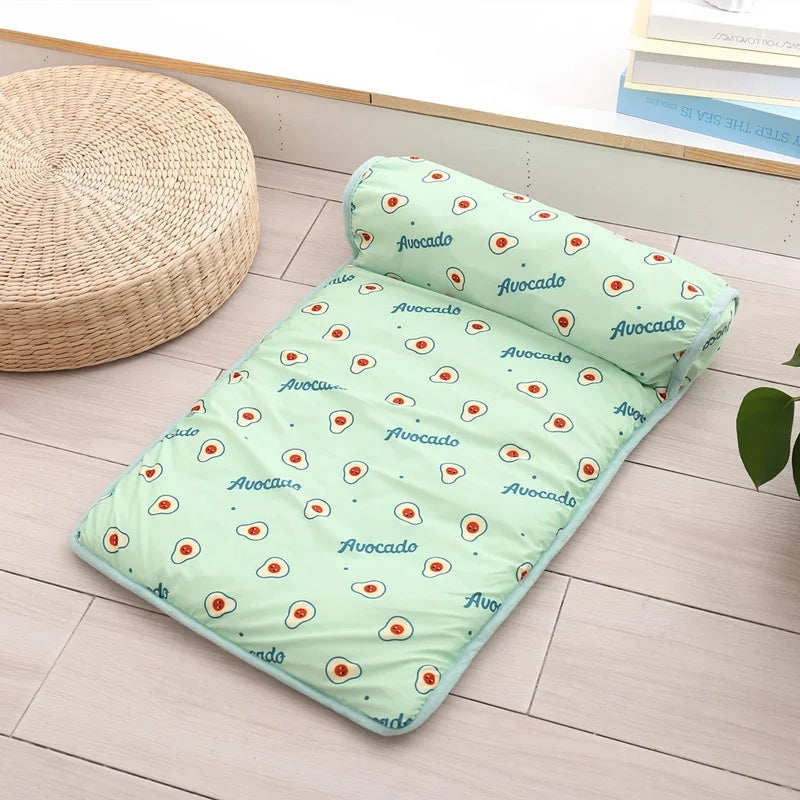 NONECN Cooling Dog Mat Breathable Pet Bed Washable For Pets