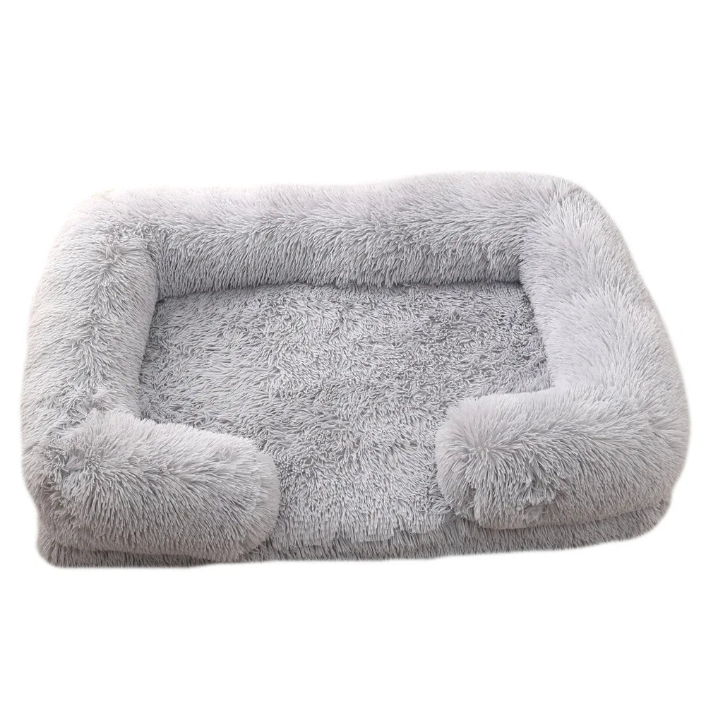 NONECN Half Surround Full Filling Dog Bed