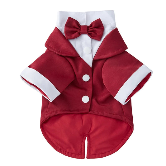 Dog Tuxedo Formal Suit for Small and Medium Dogs