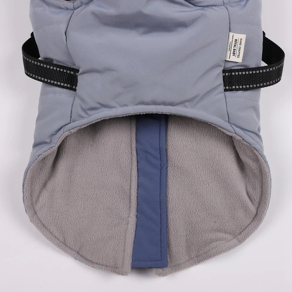 Winter Dog Jacket With Harness Waterproof Coat Labrador