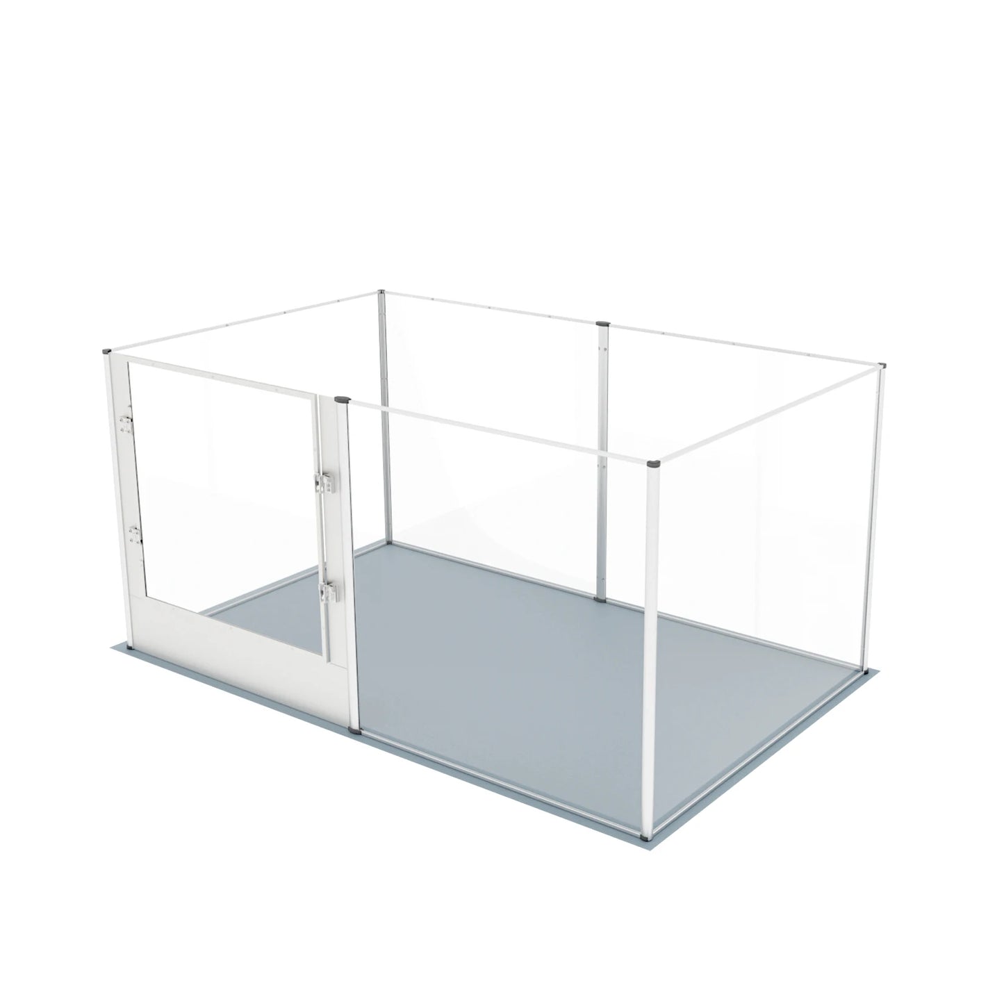 BINGOPAW Acrylic Dog Playpen Fence, 6 Panels Heavy Duty Kennels