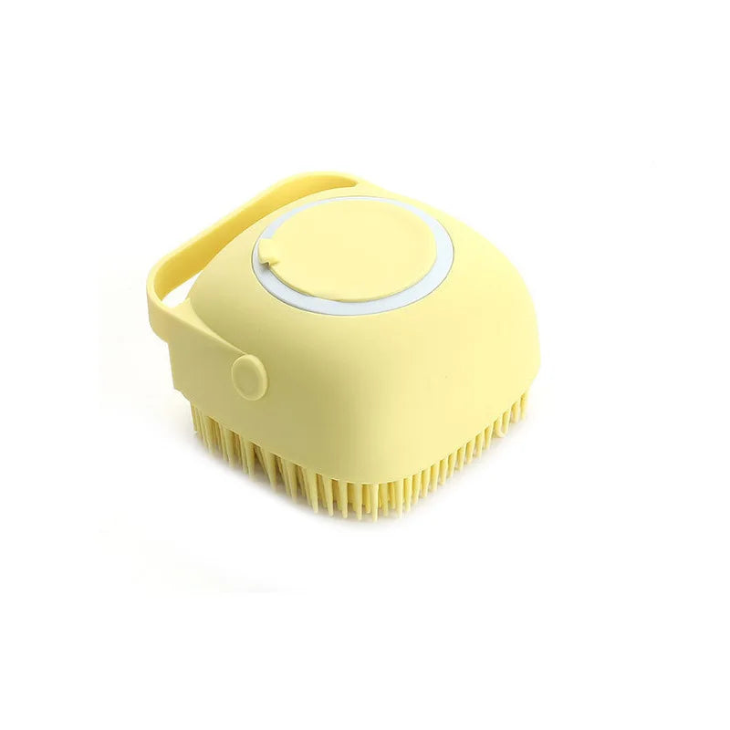 Soft Silicone Bathing Brush For Dog And Cat Grooming