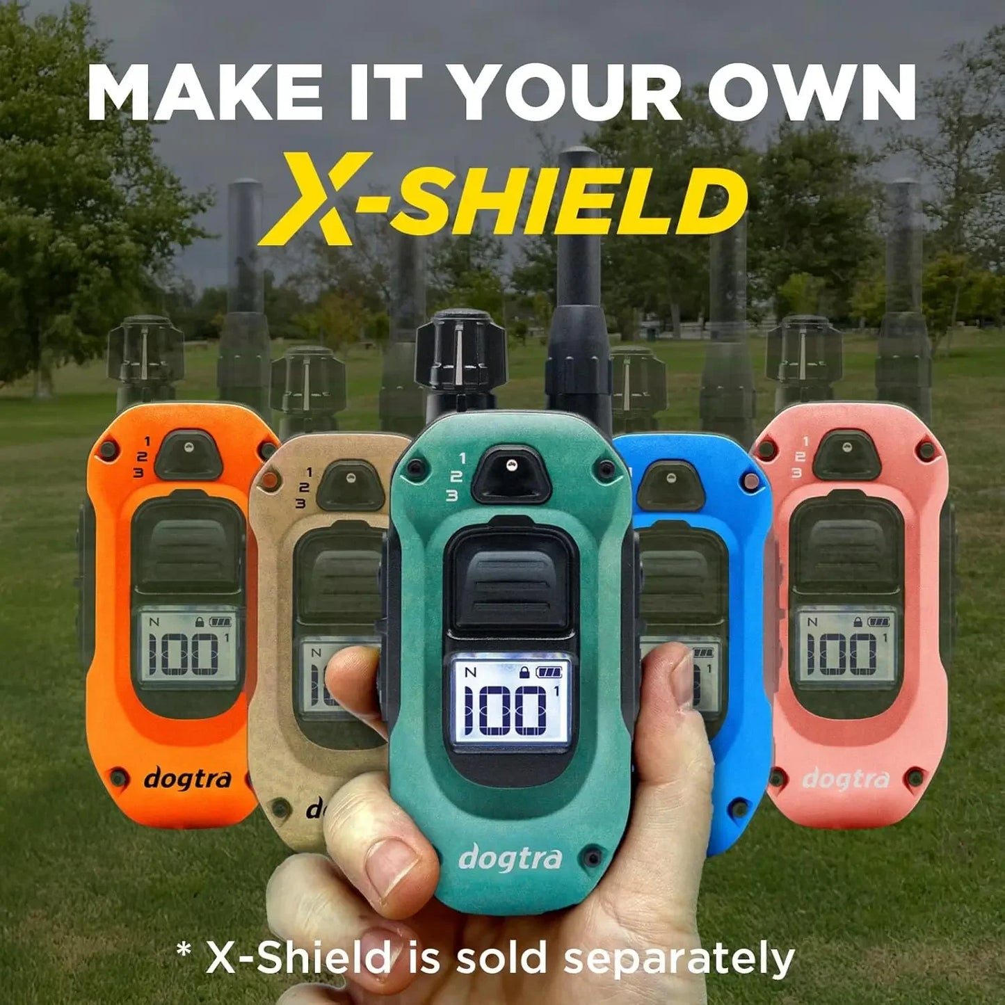 280X E Collar With Remote For Stubborn Dogs Waterproof LED