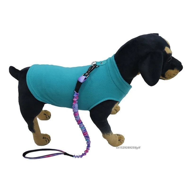 NONECN Warm Fleece Dog Coat With D Ring For Small Pets
