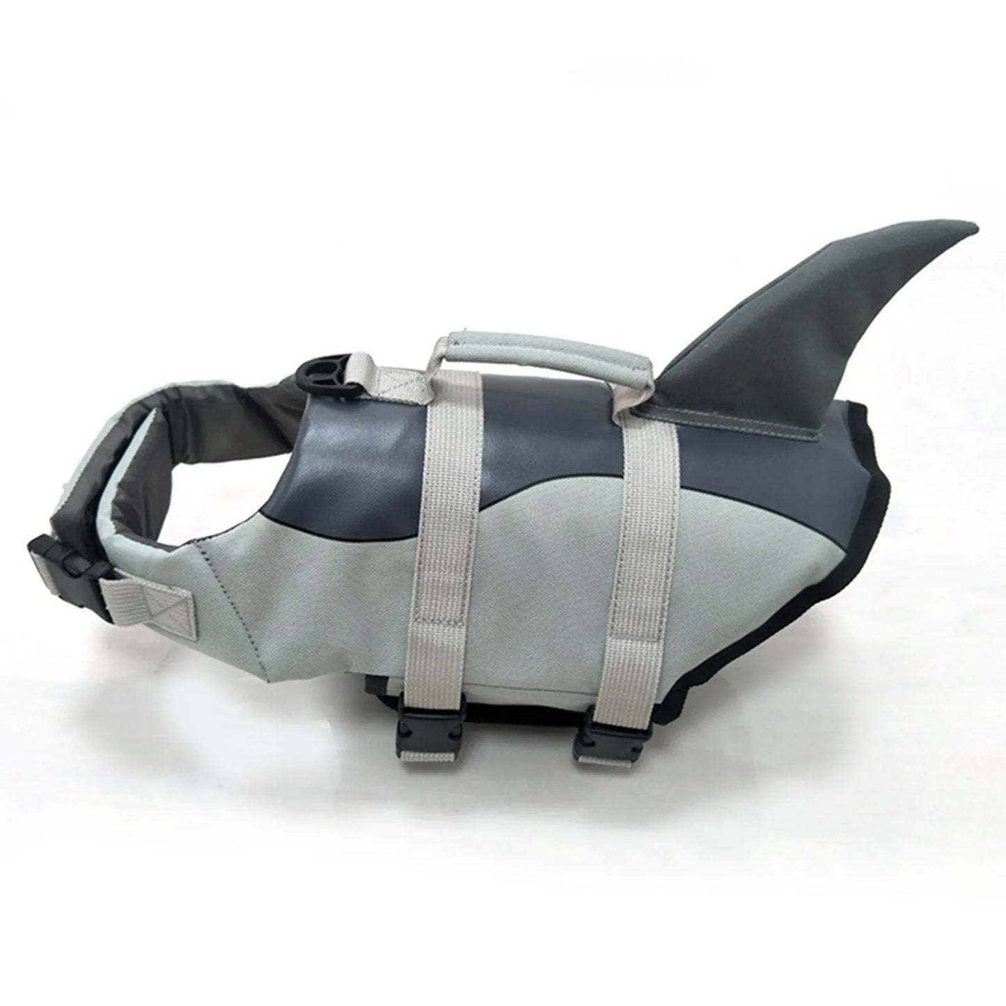 Shark Dog Life Jacket With Adjustable Handle For Small Dogs