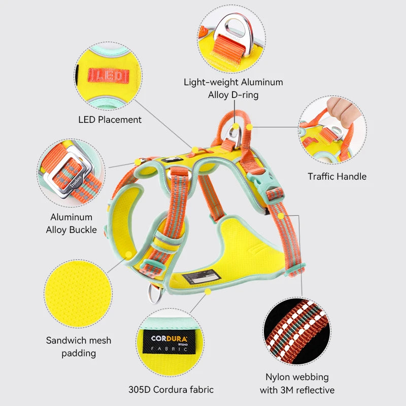 TrueLove No Pull Dog Harness Reflective Breathable Training Vest TLH5657
