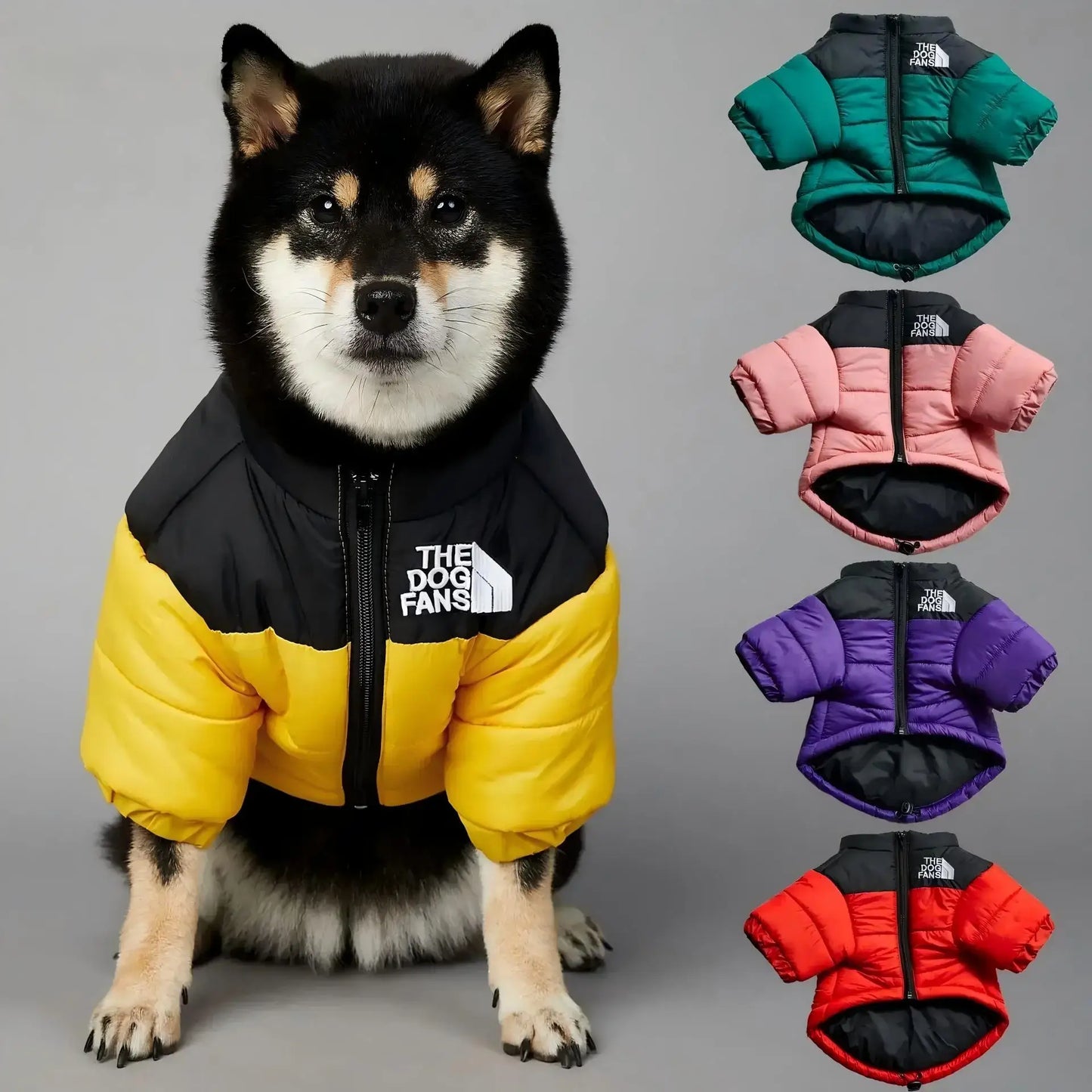Dog Fans Winter Warm Down Jacket For Small Dogs Cozy