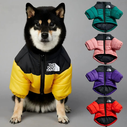 Dog Fans Winter Warm Down Jacket For Small Dogs Cozy