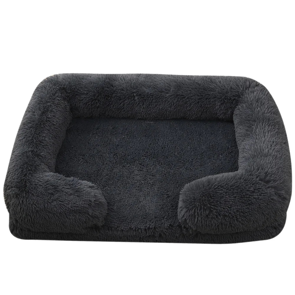 NONECN Half Surround Full Filling Dog Bed