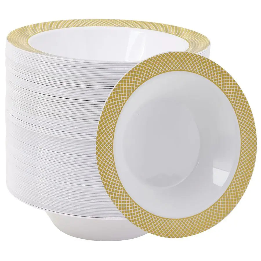 Disposable Plastic Bowls Heavy Duty for Party and Catering