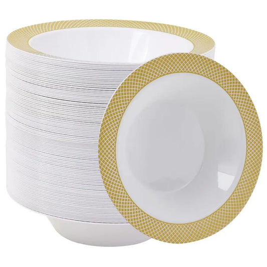 Disposable Plastic Bowls Heavy Duty for Party and Catering