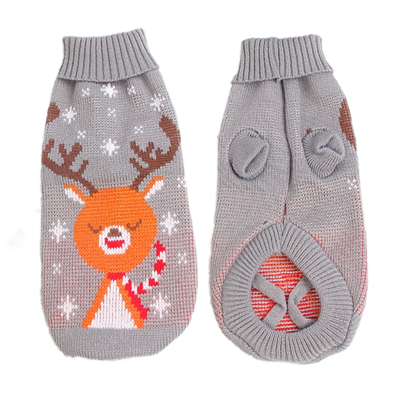 Warm Dog Sweater For Small To Medium Dogs Winter Coat