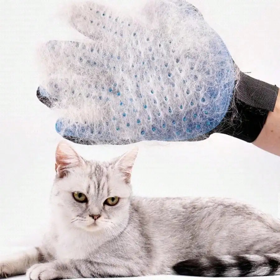 KYJGCN Premium Pet Grooming Gloves Deshedding Silicone Bath Massage