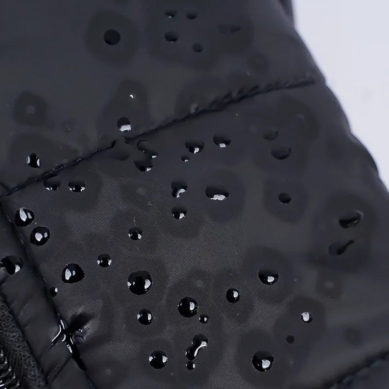 Waterproof Warm Dog Coat Winter Padded Jacket With Zipper