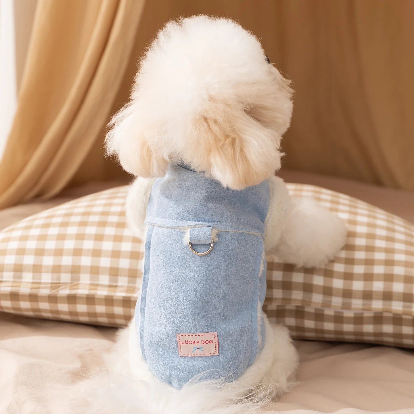 Pet Padded Vest for Dogs Winter Warmth Coat with Buckle