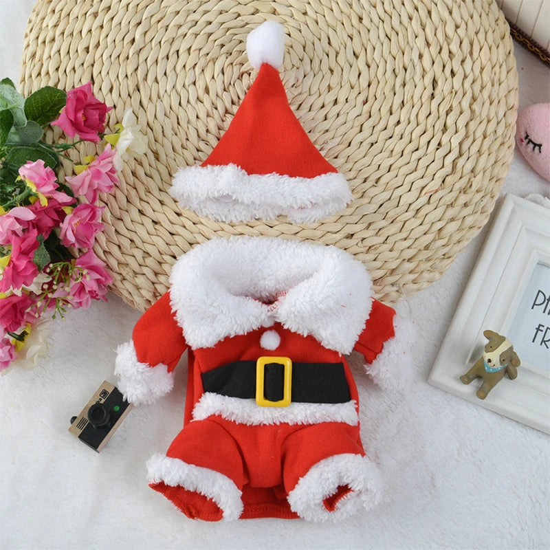 Christmas Santa Dog Costume For Dogs And Cats Pet Outfit