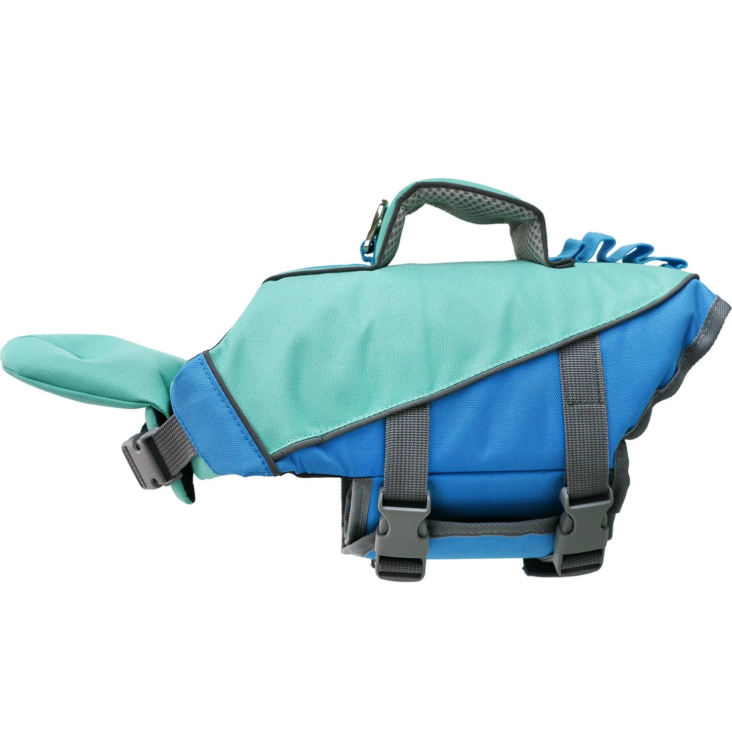 Dog Life Vest For Summer Swimming Safety Lightweight Polyester
