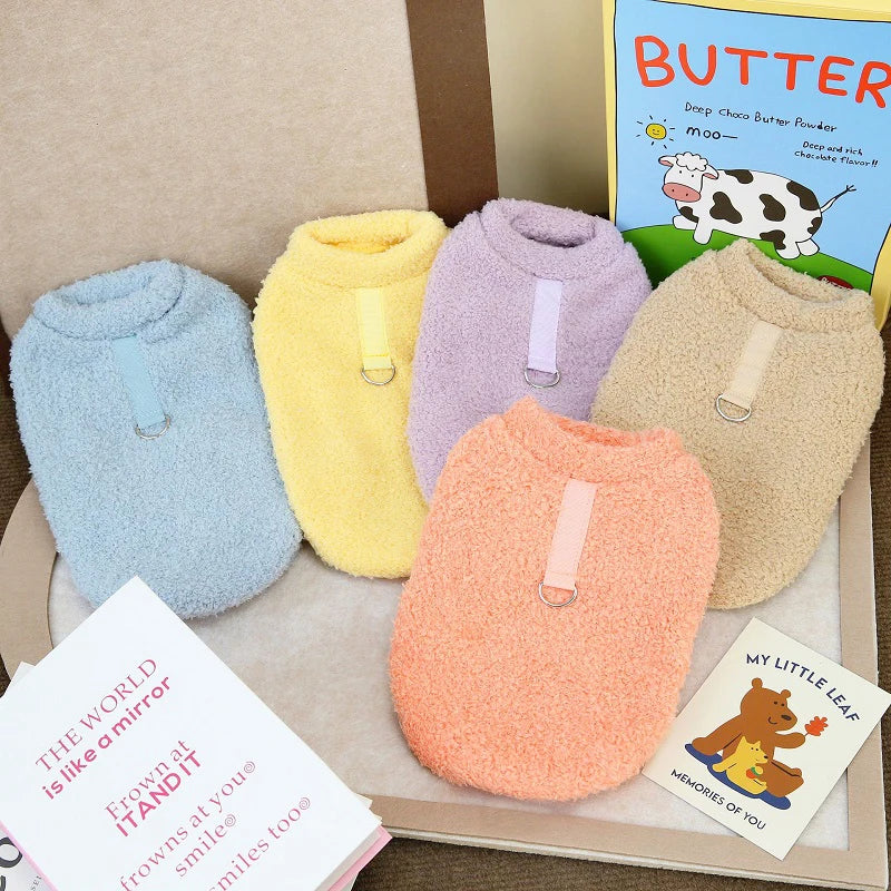 Fleece Dog Hoodie Sweater For Small And Medium Dogs