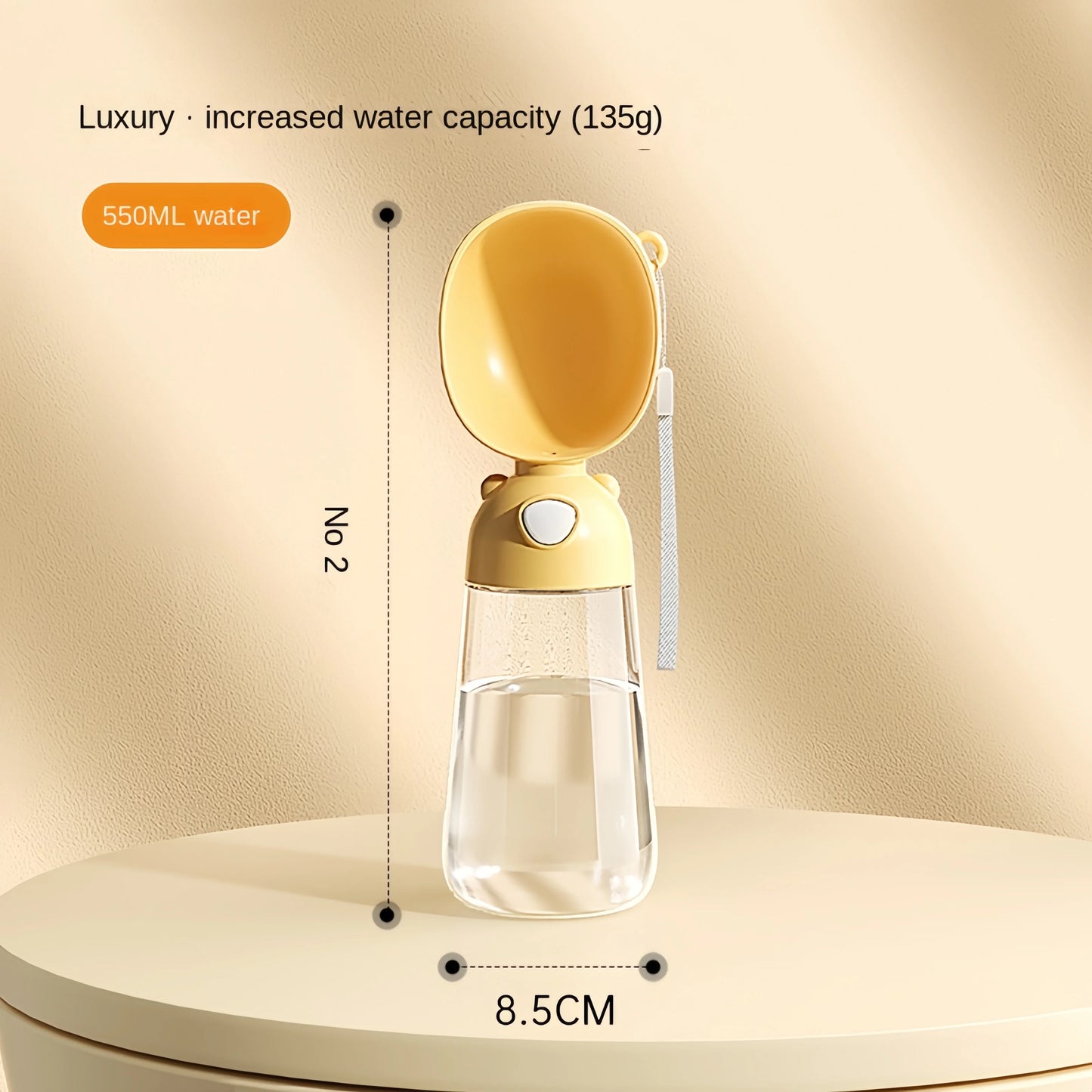 Portable Dog Water Bowl With Food Dispenser For Travel Pets