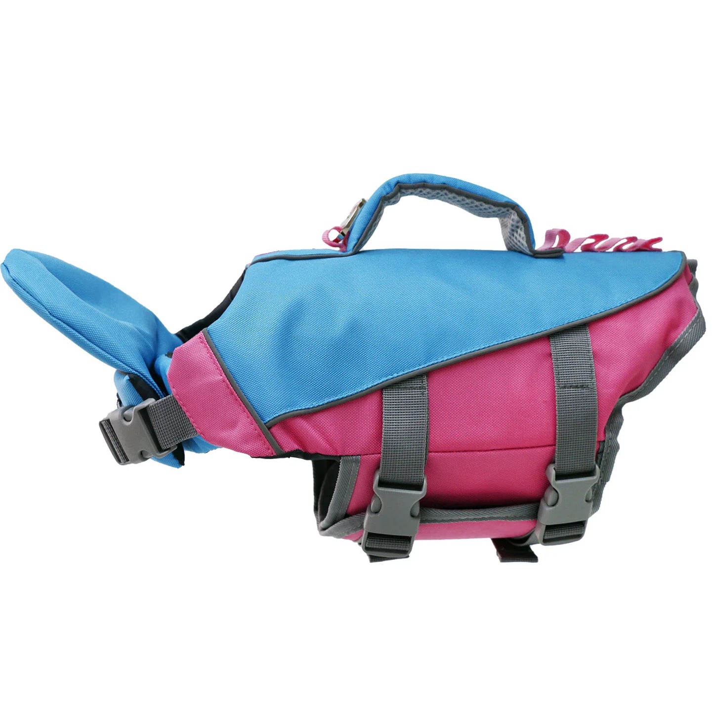 Dog Life Vest For Summer Swimming Safety Lightweight Polyester