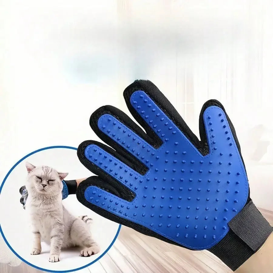 KYJGCN Premium Pet Grooming Gloves Deshedding Silicone Bath Massage
