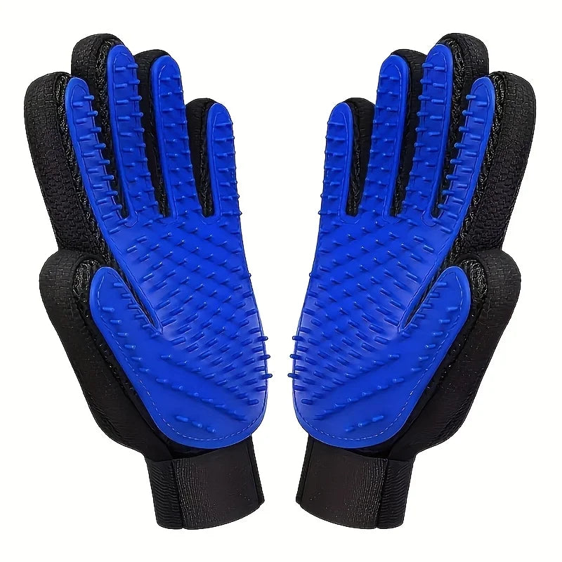Pet Grooming Gloves Hair Removal for Dogs and Cats