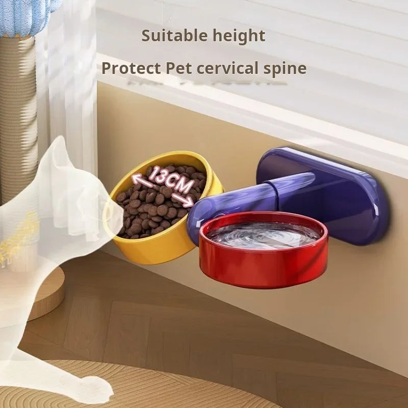 Elevated Pet Feeder For Small Dogs With Height Adjustable Bowls
