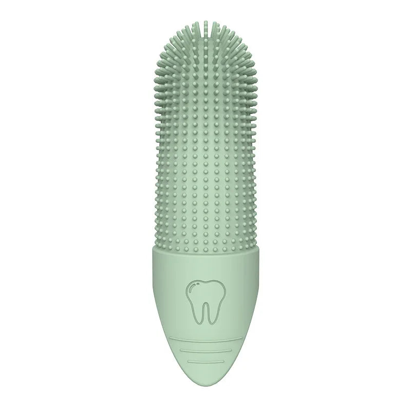 Dog Finger Toothbrush 360 Degree Cleaning Food Grade Silicone