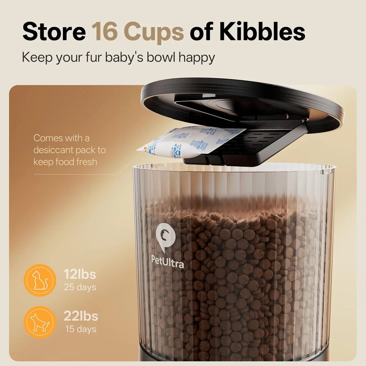 XMSJ Automatic Cat Feeder WiFi 5GHz With App Remote Control